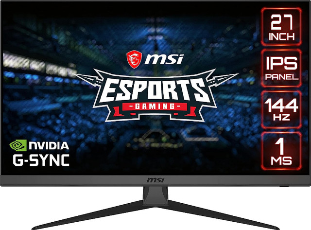 BRAND NEW IN BOX MSI G272 27” FHD IPS GAMING  MONITOR in Monitors in Mississauga / Peel Region
