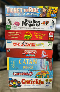 Kids board games lot