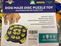 DOG TREAT PUZZLE FOR SMARTER IQ DOGS OR OTHER ANIMALS