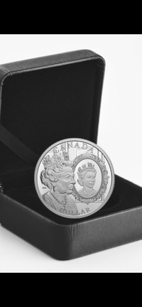 The Platinum Jubilee Queen Elizabeth II Silver dollar coin 2022