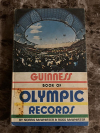 Vintage Guinness Book of Olympic Records!