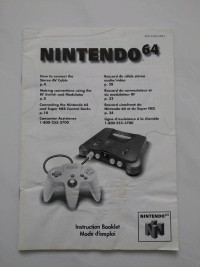 Nintendo 64 manual