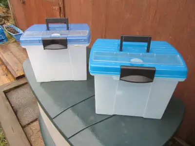 FILE BOXES for your documents - 2 items - REDUCED!!!!, View more