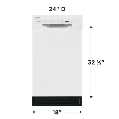 Key Features: 18-inch compact size – ideal for small kitchens Efficient and powerful cleaning Built-...