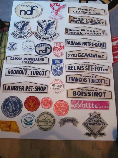 31 ECUSSON PATCH CREST NOTRE DAME STE.FOY QUEBEC 1970 HOCKEY, View more