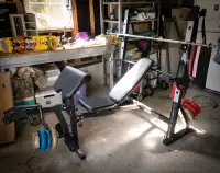 Bench Press and multi Exercise machine  Ideal for home gym