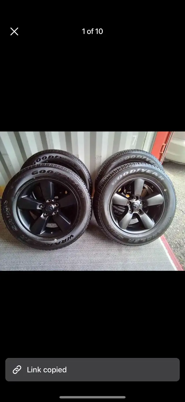 Set of 4 GOOD YEAR all season tires OEM RAMrims TPMS (275 60 20) in Tires & Rims in Oakville / Halton Region - Image 2