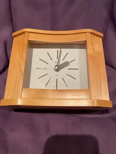 Bulova desk clock, View more