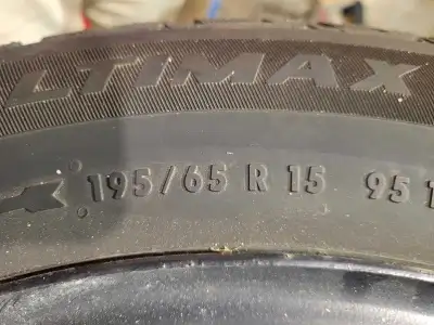 Like new winter tires and rims. Comes off a 2020 Ioniq that was wrecked. Tires were not on the vehic...