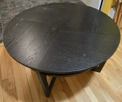 IKEA Espresso (Black) Round Coffee Table, View more
