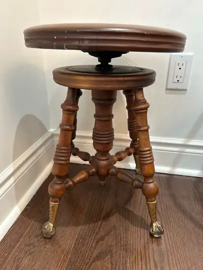 Vintage Piano Stool, View more