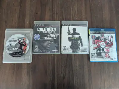 Lot de 4 jeux pour PlayStation 3 (PS3), View more