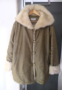 Hooded winter jacket