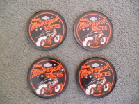 Harley Davidson Motorcycle drinlk coasters