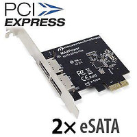 Dual ( two port) eSATA 6Gb PCIe Host Controller