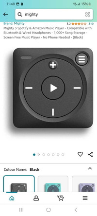 Mighty Vibe Spotify and Amazon Music Player 