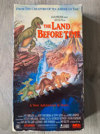 Safe / Clean Pickup :) “The Land Before Time” movie on VHS =$10