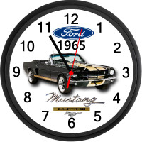 1965 Ford Mustang GT-350H (Raven Black) Custom Wall Clock - New