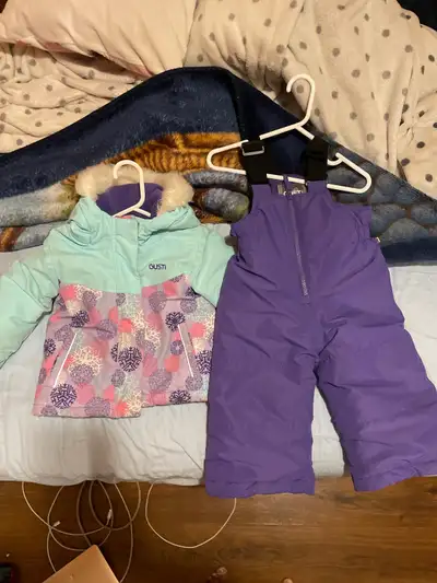18 months Toddler winter jacket with snow pants, View more