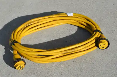 Marinco 30 amp, 60 foot cord in great condition – very supple, no nicks or cuts – very good conditio...