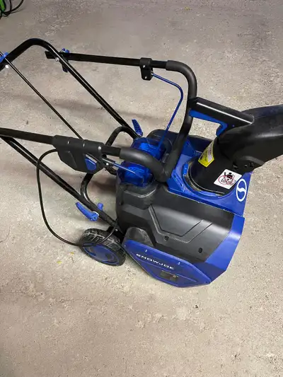 Snowblower—snow joe 20” cordless electric, View more
