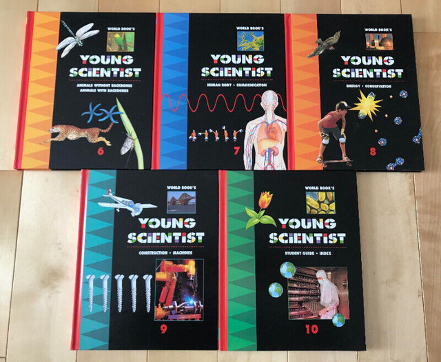 Livres 10 tomes de World Book’s Young Scientist (en anglais) dans Livres jeunesse et ados  à Saint-Hyacinthe