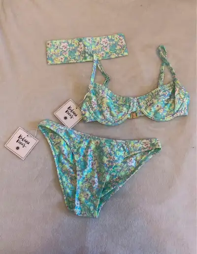 New, XS, Kulani Kinis Women's Hibiscus Fizz Bikini , View more