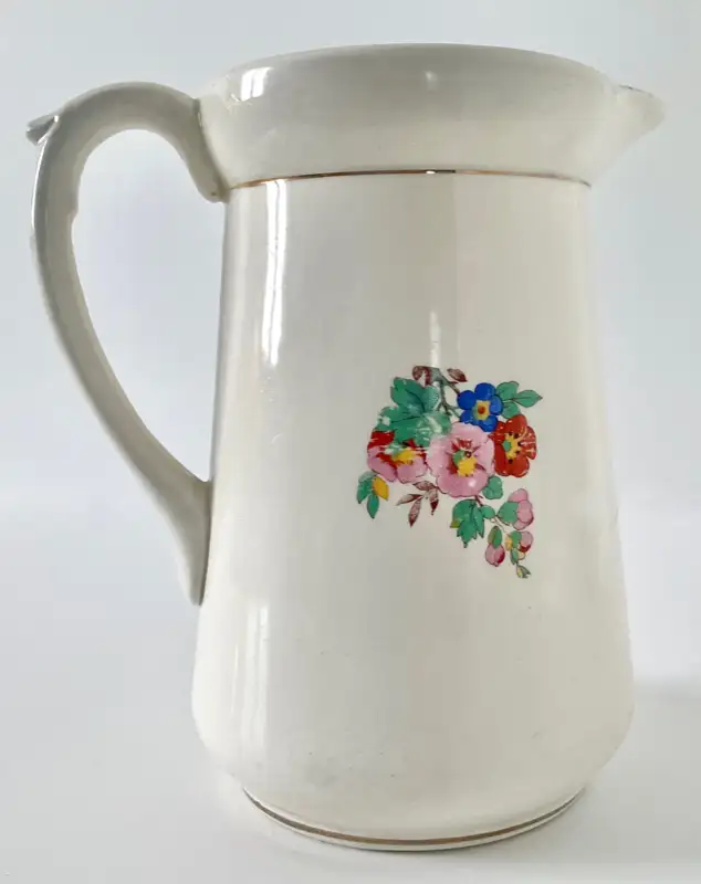 Antiquity 1950 porcelain pitcher Alfred Meakin England63436969763713122