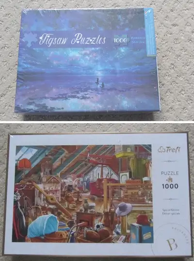 Sealed 1,000 Piece Puzzle - Ingooood or Trefl, View more