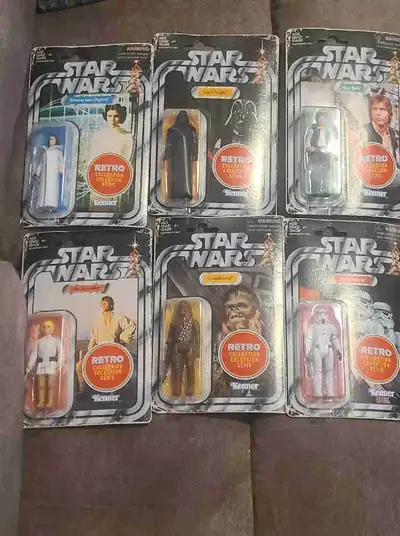 star wars retro figures from 1977, View more