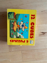6 puzzles cubes marque djeco (T42)