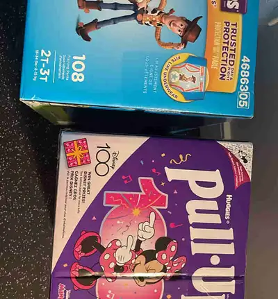 2 sealed boxes of DAY time: $35 each Purple pack of NIGHT time, 34-count. $11 Blue NIGHT time, 49-co...