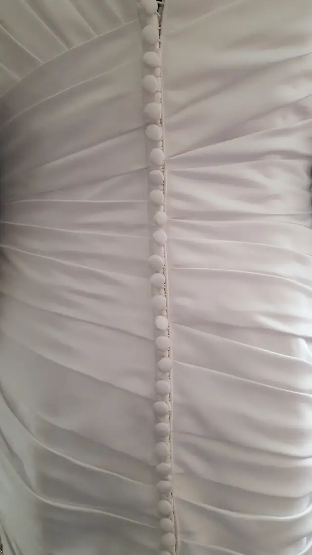 Eddy K Mermaid Wedding Dress New With Tags in Wedding in Saskatoon - Image 9