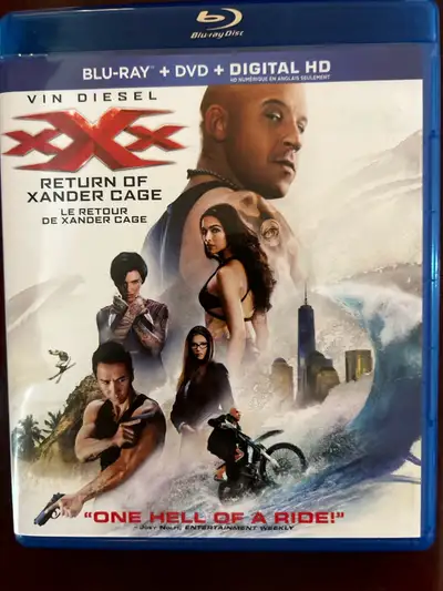 XxX le retour de Xander Cage 2017. Film Blu-ray et DVD Bilingue anglais et français. À vendre 6$: Sh...