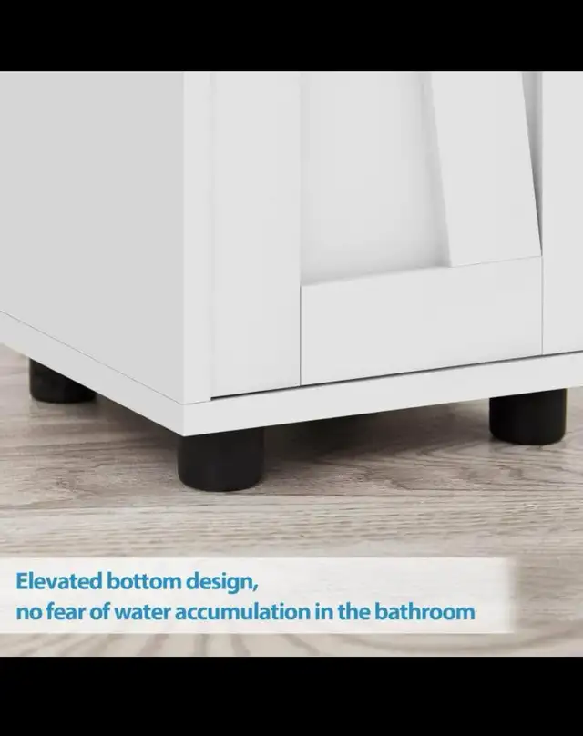 Bathroom Cabinet with Adjustable Shelf, Storage Cabinet for Smal in Bookcases & Shelving Units in Hamilton - Image 8