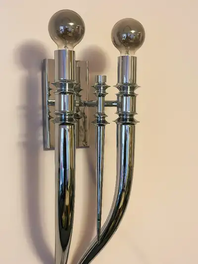 Post-Moderne Lampe Murale BRUNILDE Modifiée, View more