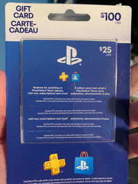 PlayStation $100 card