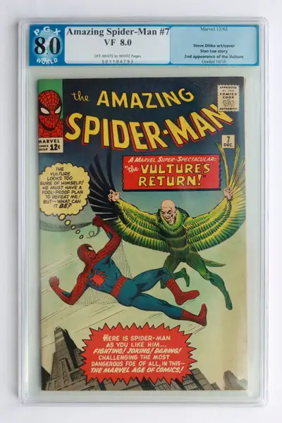 I'm selling some really nice, high-grade CGC slabbed Marvel and DC comics from my collection: Amazin...