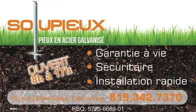 Pieux de fondation vissés en acier galvanisé, View more