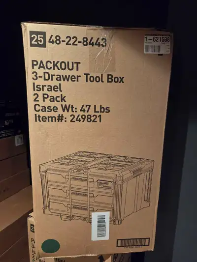 Milwaukee Packout 3-Drawer Tool Box, View more
