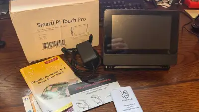 Raspberry pi 4b+ with 7” touchscreen case., View more