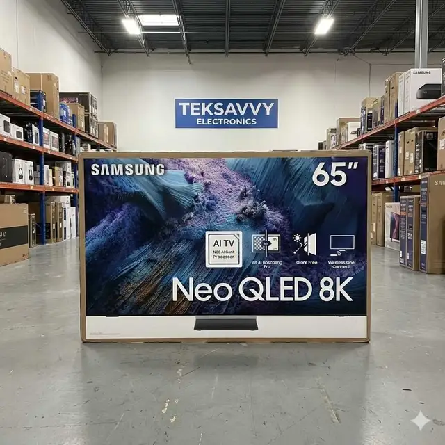 Samsung 65" 8K Neo QLED TV (QN990F) - Flagship Model - Brand New in TVs in City of Toronto - Image 2