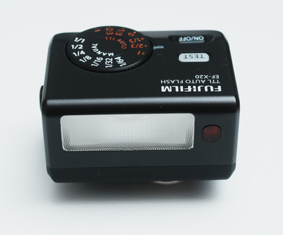 I no longer need this pristine condition Fuji EF-X20 shoe mount flash. I bought it to match the mini...