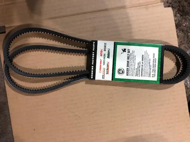 Snowblower auger belts in Snowblowers in Sudbury - Image 2