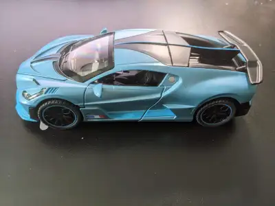 Bugatti Divo 1:32 scale model car. Blue, View more