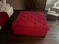 Beautiful Red Ottoman