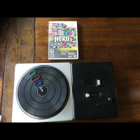 DJ Hero turntable and game for Wii