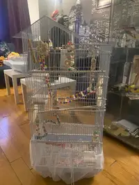  Grande Cage Pour Oiseaux Neuf !