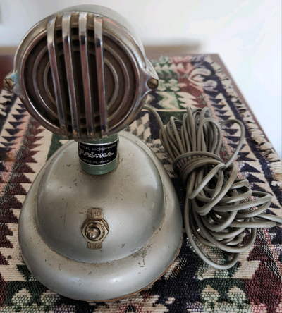 Vintage Crystal Desk Microphone Prim, View more
