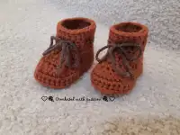 14. Crochet Baby Booties
